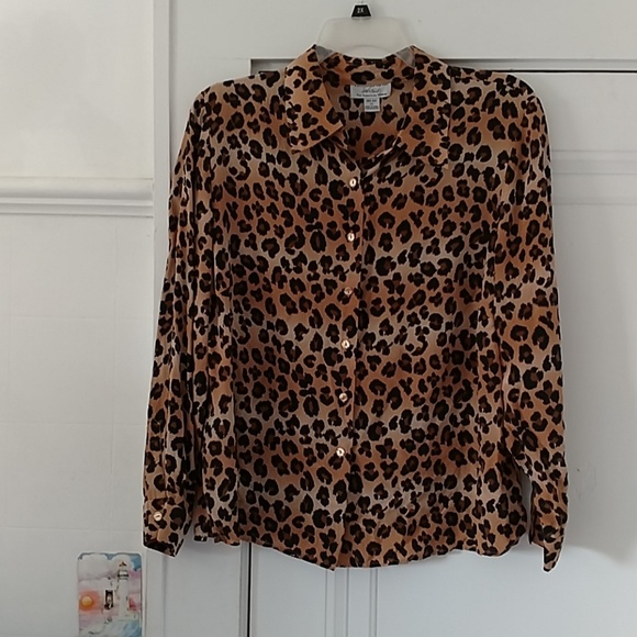Lord & Taylor Tops - Lord & Taylor 100% silk blouse 1X